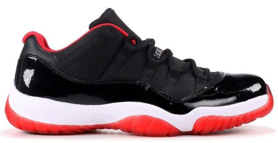 AIR JORDAN 11 RETRO LOW BLACK AND RED